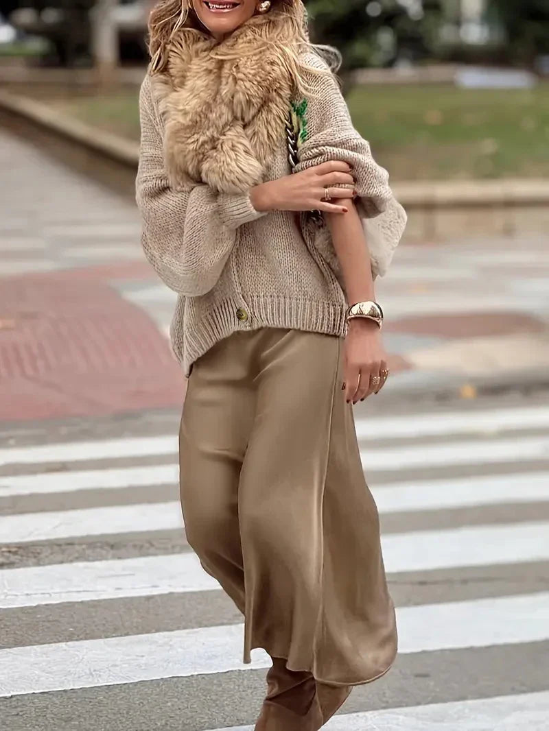 Cárdigan limón para mujer