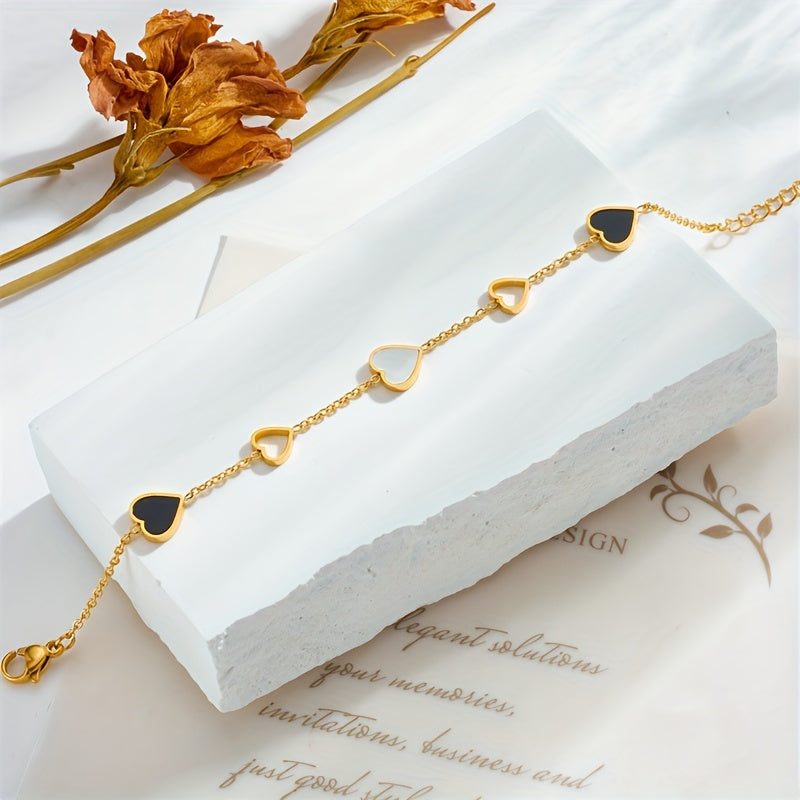 Pulsera de corazones Amore